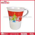 Christmas use hot sell melamine custom tea cups
